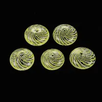 Transparent Handmade Blown Glass Globe Beads
