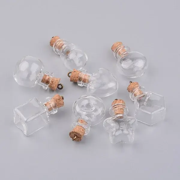Glass Bottle Pendants
