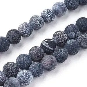 Natural Weathered Agate Beads Strands