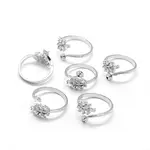 Brass Finger Cup Peg Ring Settings
