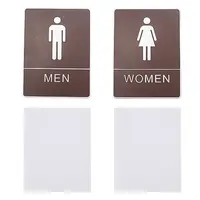 Acrylic Bathroom Sign Stickers