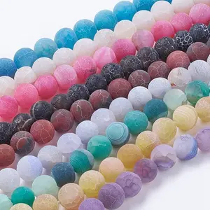 Natural Weathered Agate Beads Strands