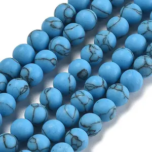 Synthetic Turquoise Beads Strands