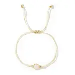 Elegant Golden Edge Glass Link Bracelets for Girlfriend and Family