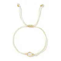 Elegant Golden Edge Glass Link Bracelets for Girlfriend and Family
