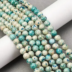 Natural Dyed Marble Beads Strands