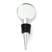 Alloy Wine Bottle Stopper Cabochon Settings