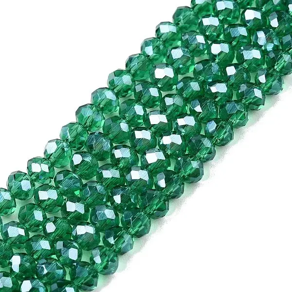 Electroplate Glass Beads Strands