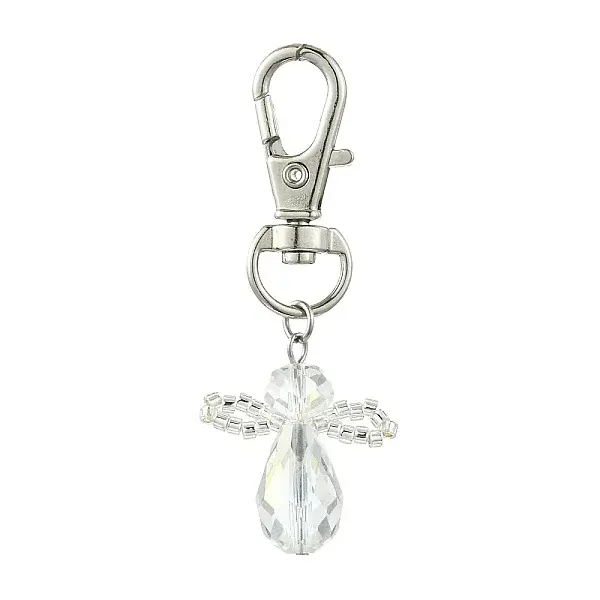 10Pcs Angel Glass Pendant Decorations