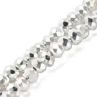 Electroplate Glass Beads Strands