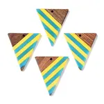 Epoxy Resin & Walnut Wood Pendants