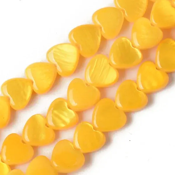 Spray Painted Natural Freshwater Shell Beads Strands