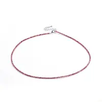 Natural Garnet Beaded Necklaces
