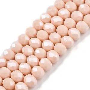 Electroplate Glass Beads Strands