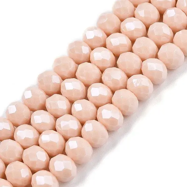 Electroplate Glass Beads Strands