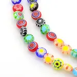 Handmade Millefiori Glass Bead Strands