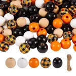 200Pcs Wooden Beads