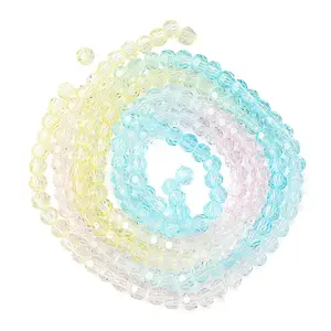 Transparent Glass Beads Strands