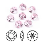 Pointed Back & Back Plated Glass Rhinestone Cabochons