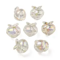 UV Plating Rainbow Iridescent Acrylic Beads