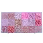 DIY 18 Style Resin & Acrylic Beads Jewelry Making Finding Kit