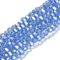Electroplate Glass Beads Strands
