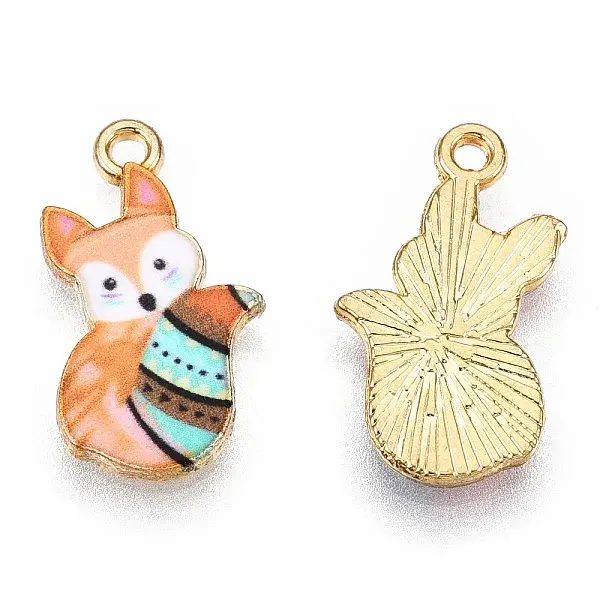 Painted Alloy Pendants