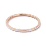 1-1.3mm Simple Enamel Finger Ring for Girl Women