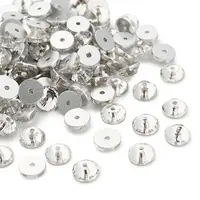 Faceted Transparent Glass Beads