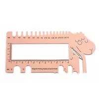 Plastic Knitting Needle Gauges