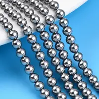 Baking Painted Pearlized Glass Pearl Bead Strands