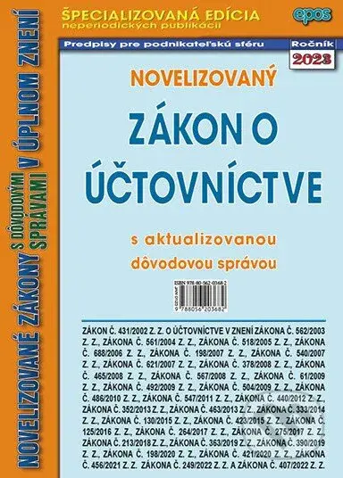 Novelizovaný zákon o účtovníctve 2023 (s aktualizovanými dôvodovými správami v úplnom znení) - kniha z kategorie Účetnictví a daně