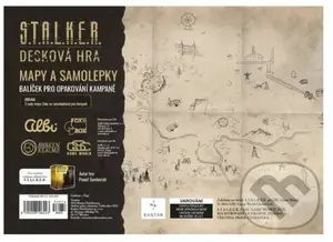 Stalker: sada náhradných samolepiek a máp - hra z kategorie Hry pre náročných