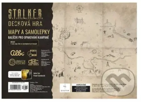 Stalker: sada náhradných samolepiek a máp - hra z kategorie Hry pro náročné