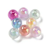 UV Plated Transparent Acrylic Beads