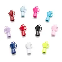 Spray Painted Brass Pendants