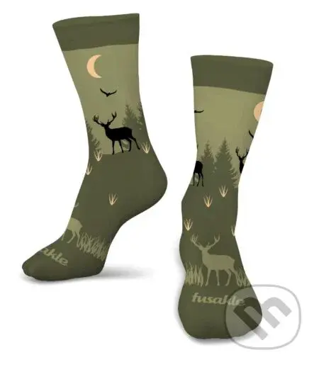 Ponožky Jeleň v lese S (Veľkosť S (35 - 38))