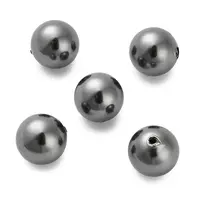 Baking Painted Pearlized Glass Pearl Round Beads