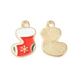 Christmas Alloy Enamel Pendants