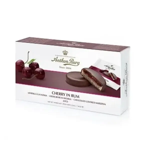 Anthon Berg Marcipán &amp; čerešne v rume 220g