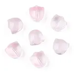 Spray Painted Transparent Glass Beads