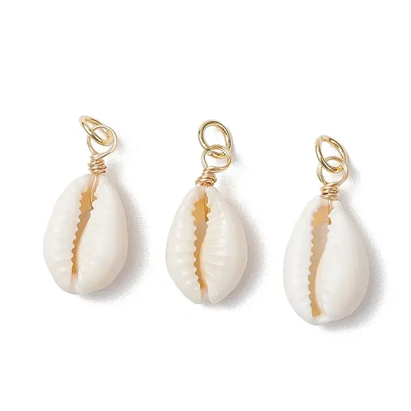 Natural Cowrie Shell Pendants