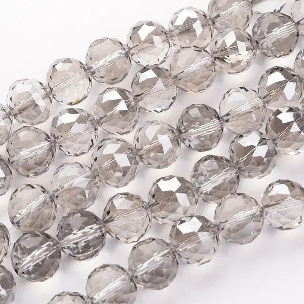 Electroplate Glass Bead Strands