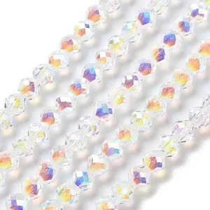 Electroplate Glass Beads Strands