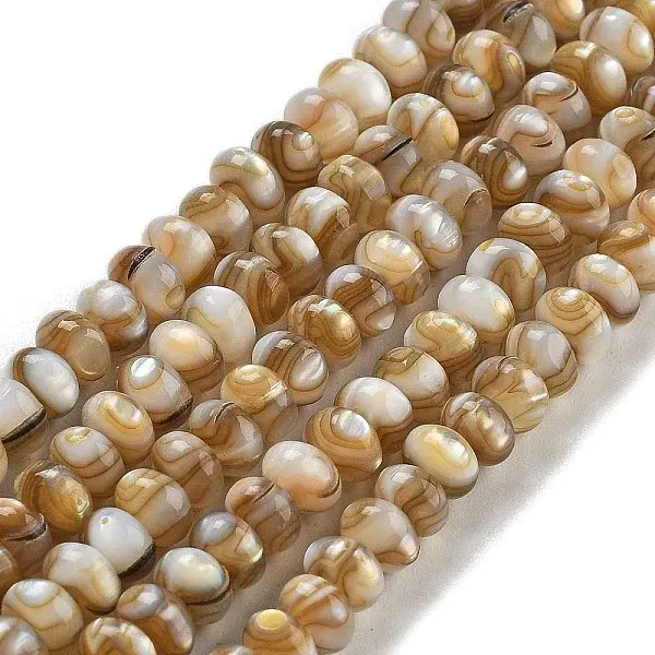 Natural Freshwater Shell Beads Strands