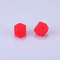 Hexagonal Silicone Focal Beads