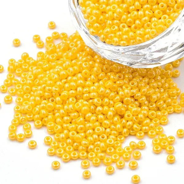 12/0 Czech Opaque Glass Seed Beads