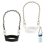 2Pcs 2 Colors Silicone Cup Handle Strap