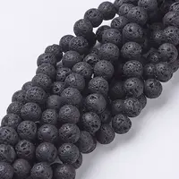 Natural Lava Rock Beads Strands
