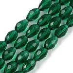 Transparent Glass Beads Strands